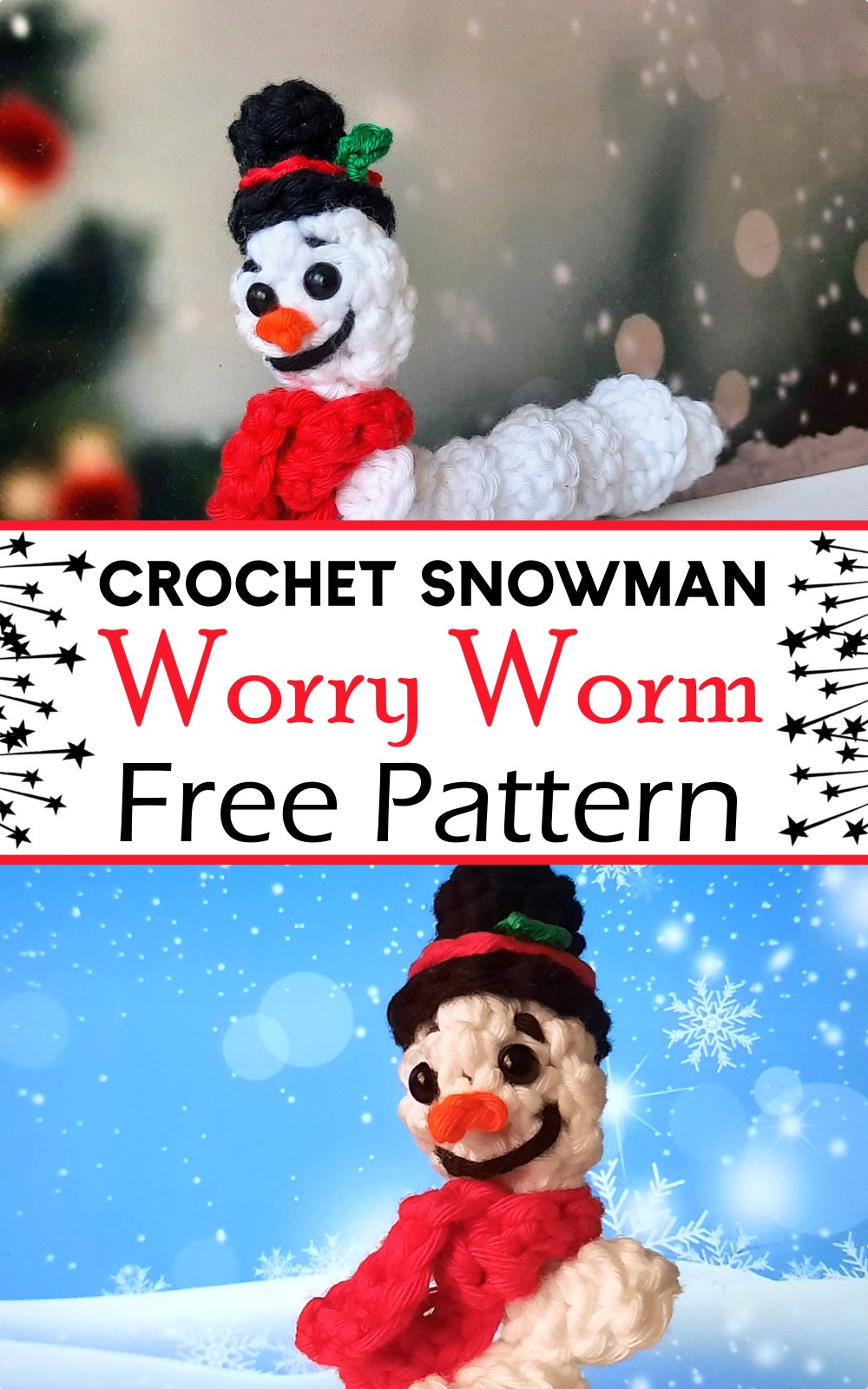 Snowman Worry Worm
