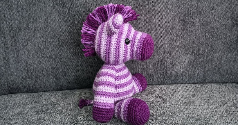 Zane The Zebra Free Amigurumi Pattern