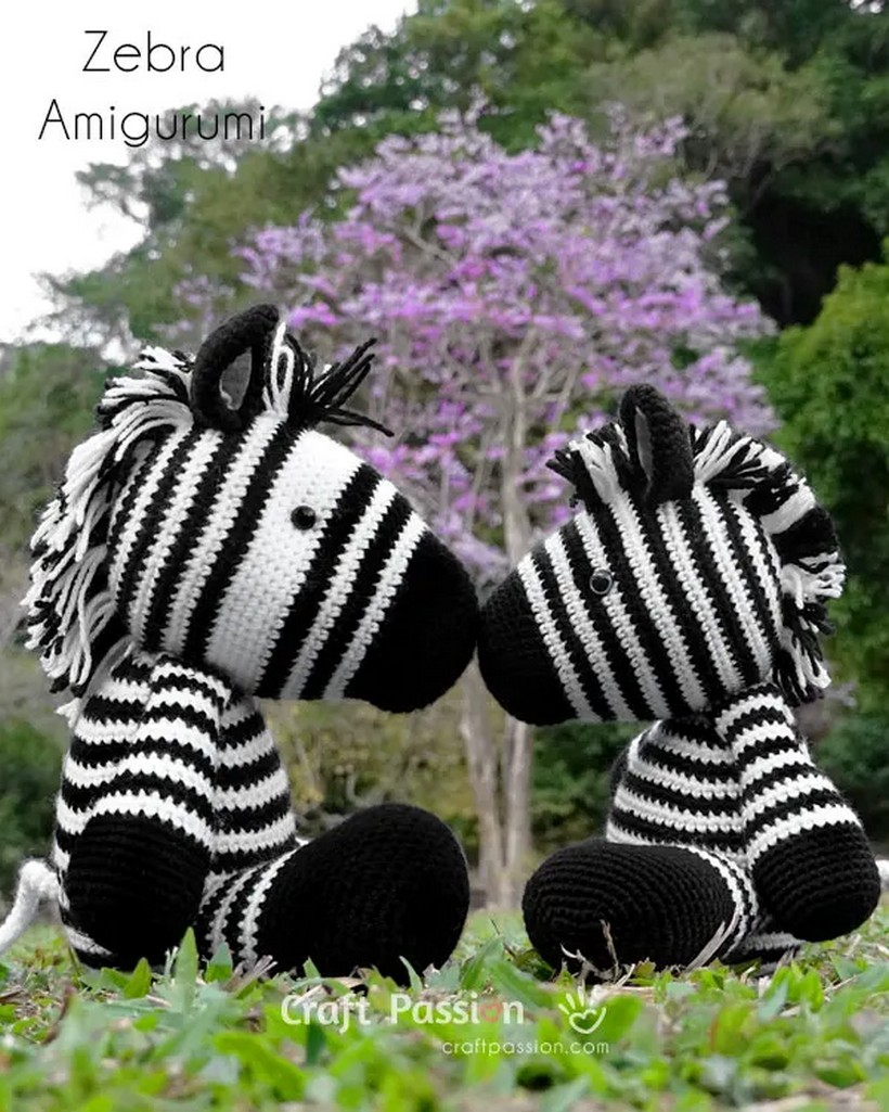 Zebra Amigurumi Crochet Pattern
