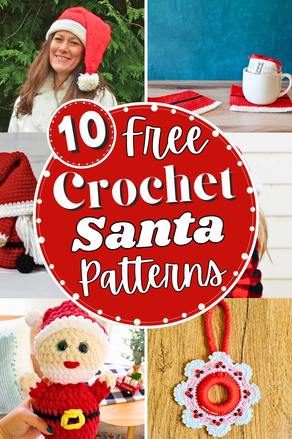 10 Crochet Santa Patterns