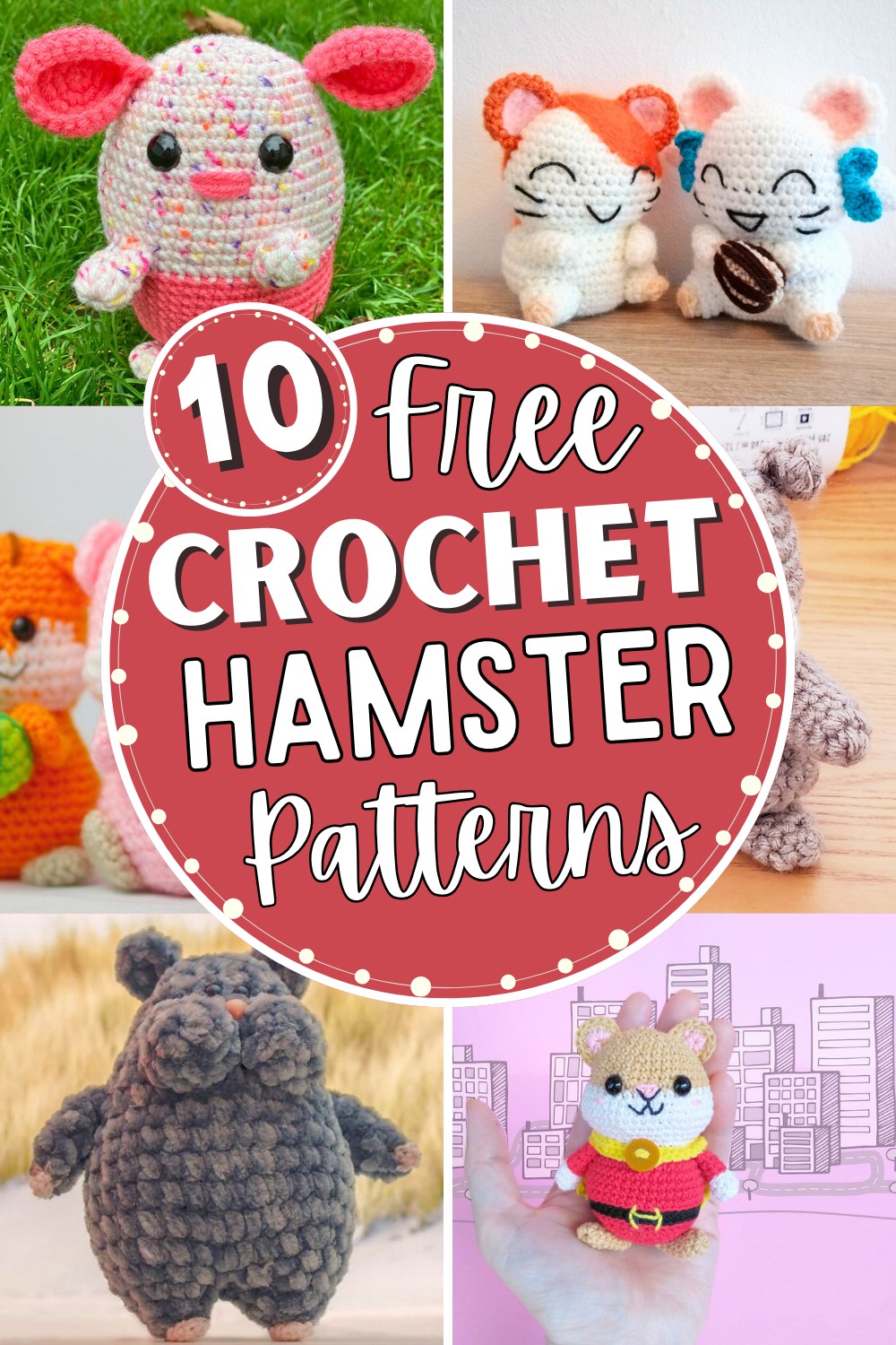 10 Hamster Free Crochet Patterns
