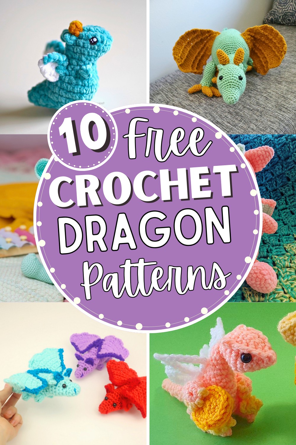 11 Free Crochet Dragon Patterns
