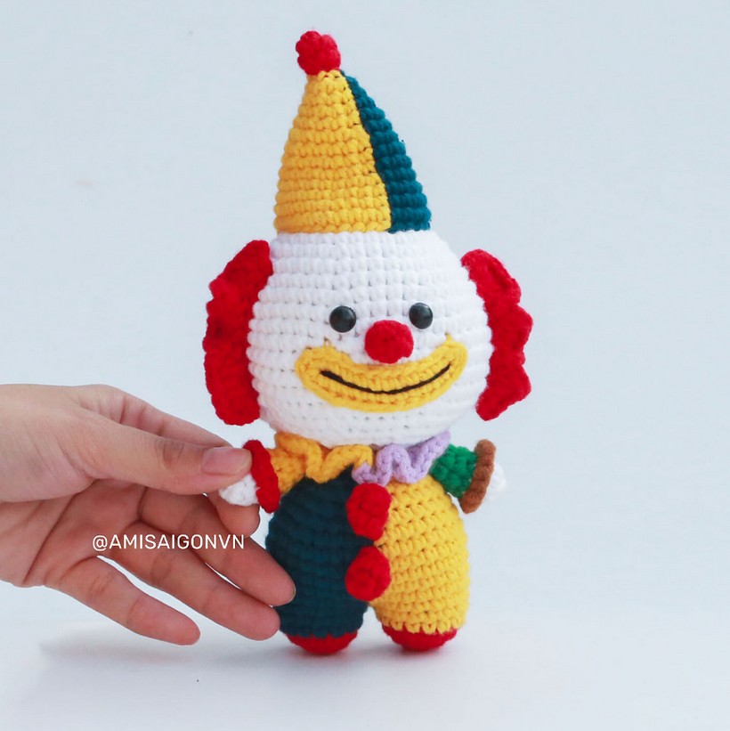 Amigurumi Clown Doll