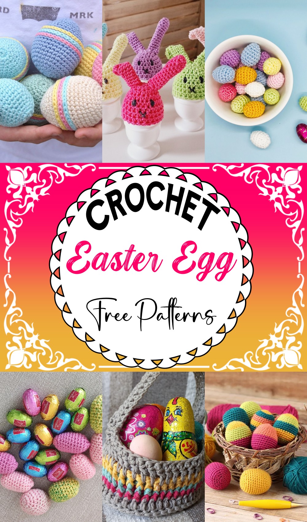 Free Crochet Easter Egg Patterns For Holiday Season Clairea Belle Makes