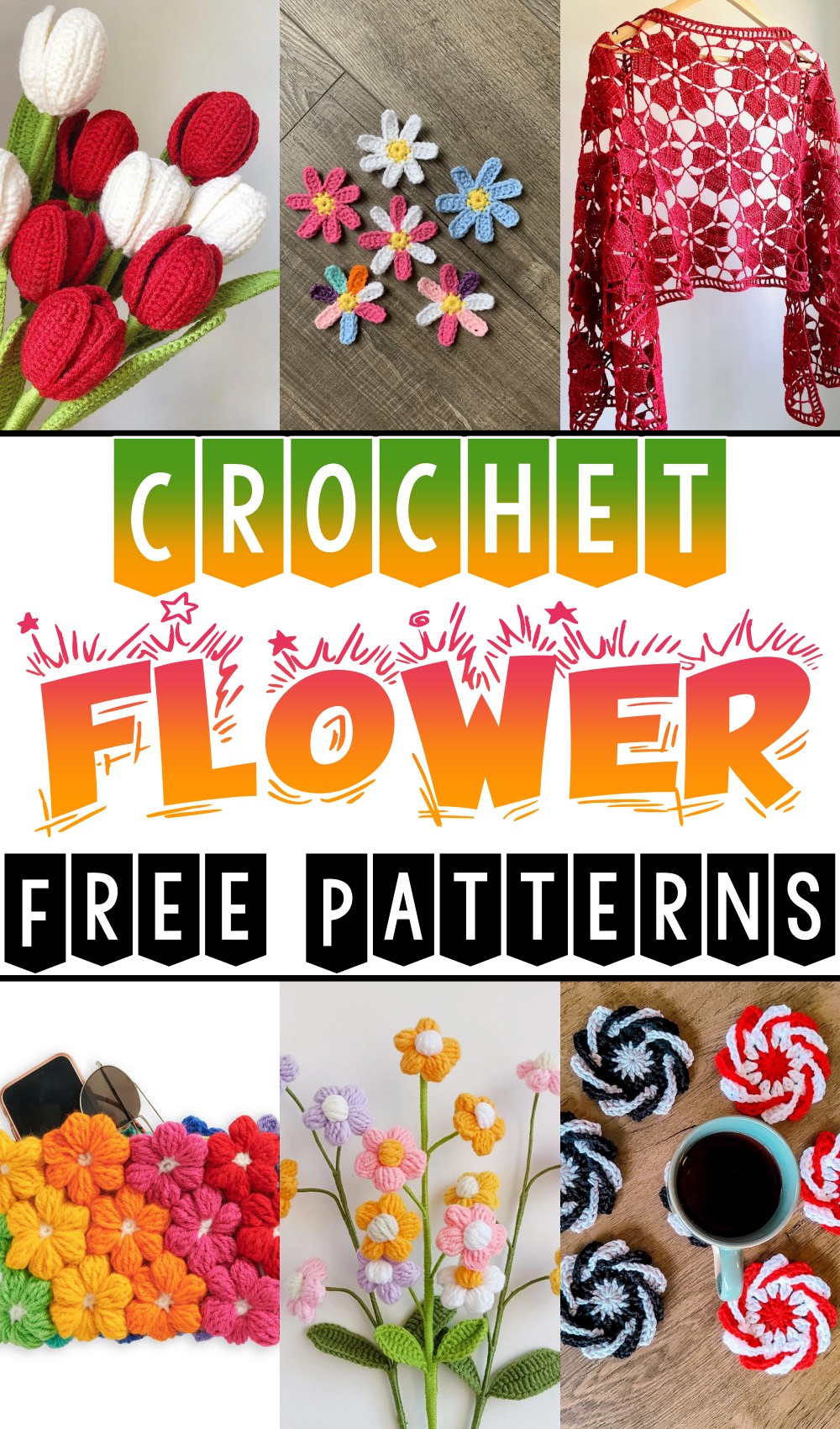 Free Crochet Flower Patterns 1