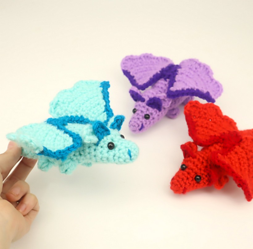 Scrap Dragon Amigurumi