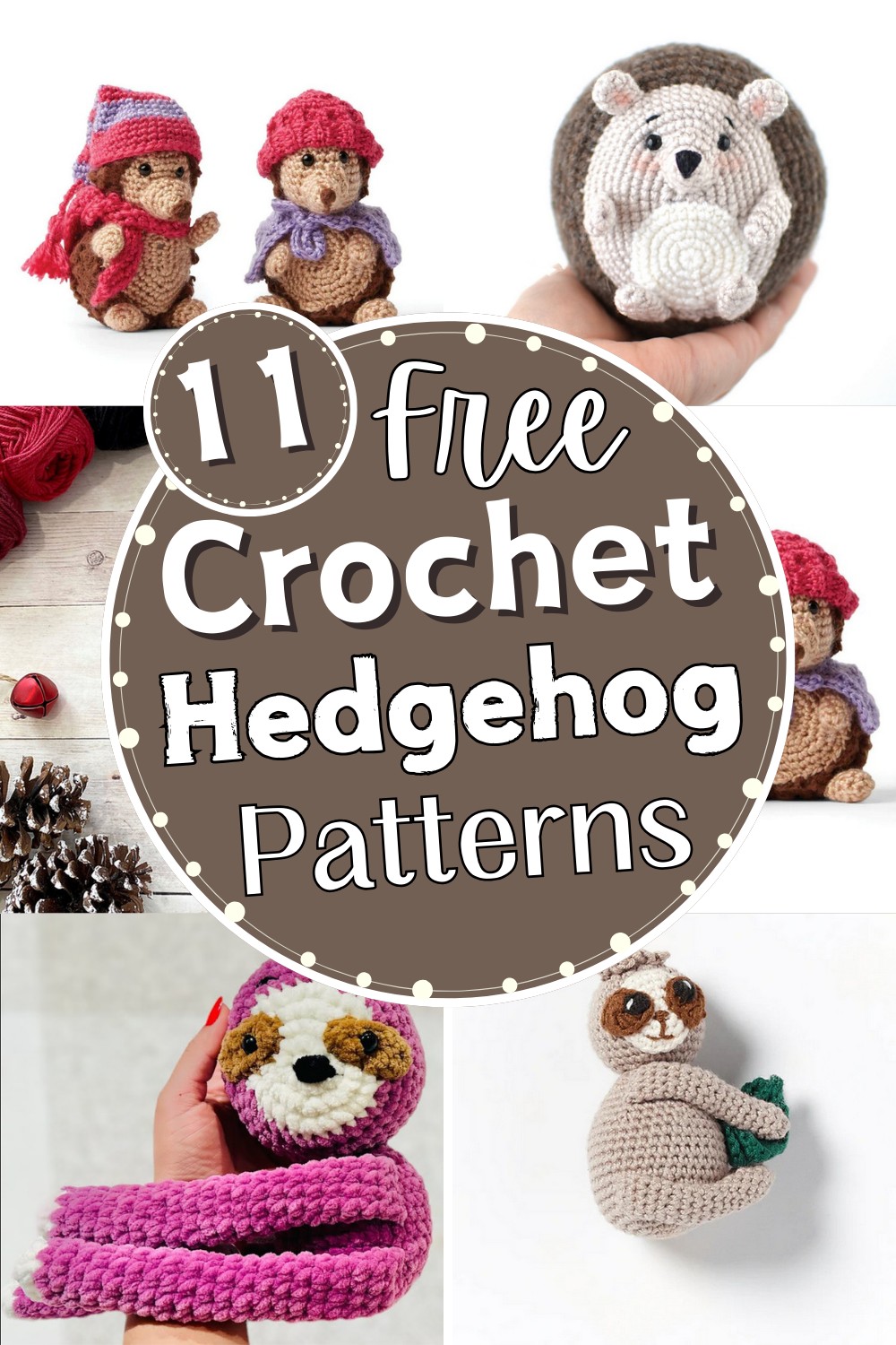 11 Free Amigurumi Crochet Hedgehog Patterns