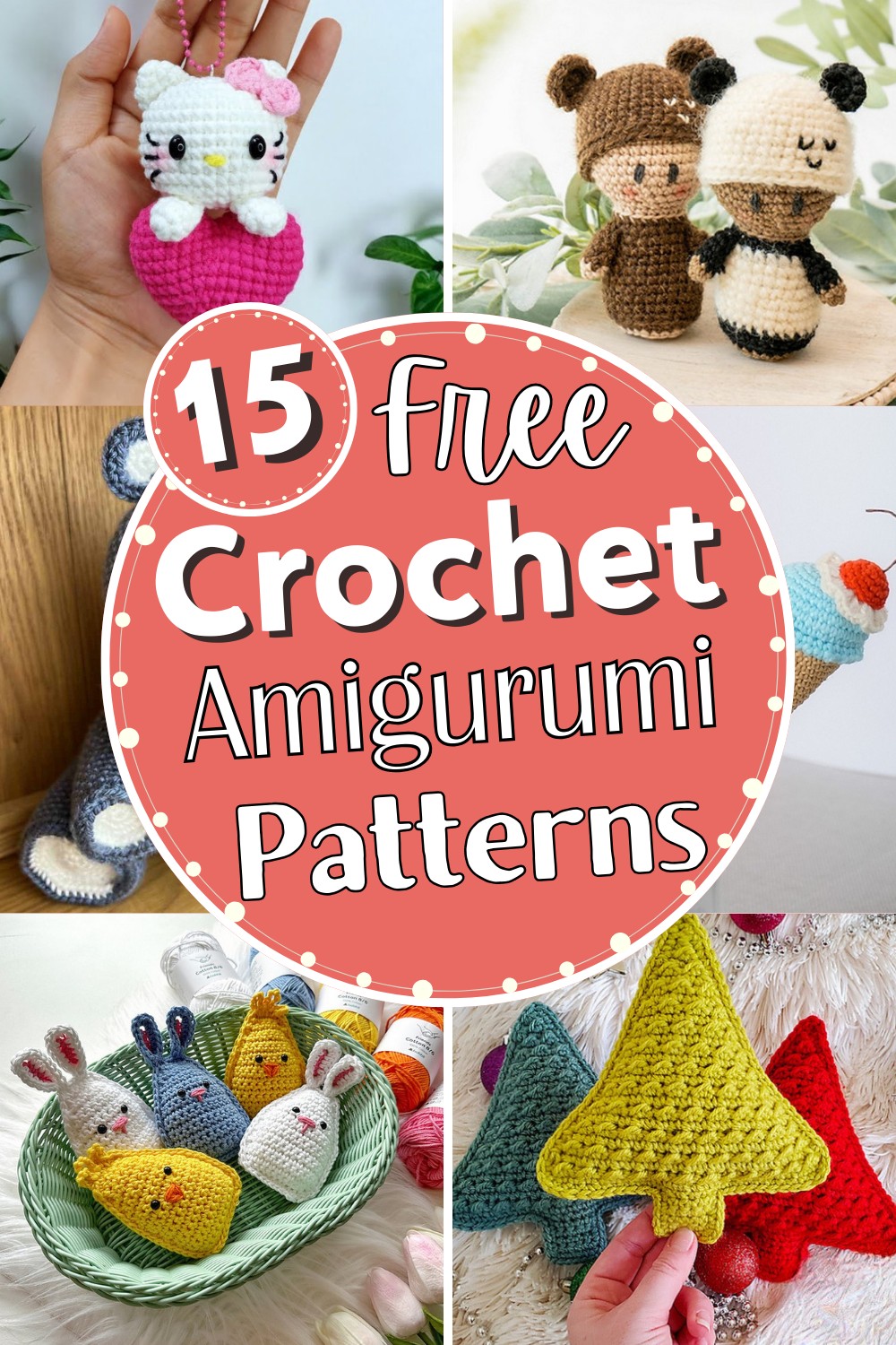 15 Free Crochet Amigurumi Patterns