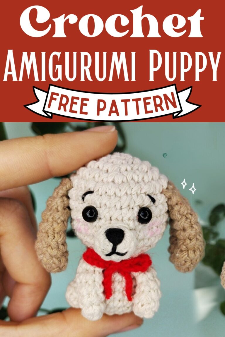 14 Free Crochet Puppy Patterns To Make Amigurumi - Clairea Belle Makes
