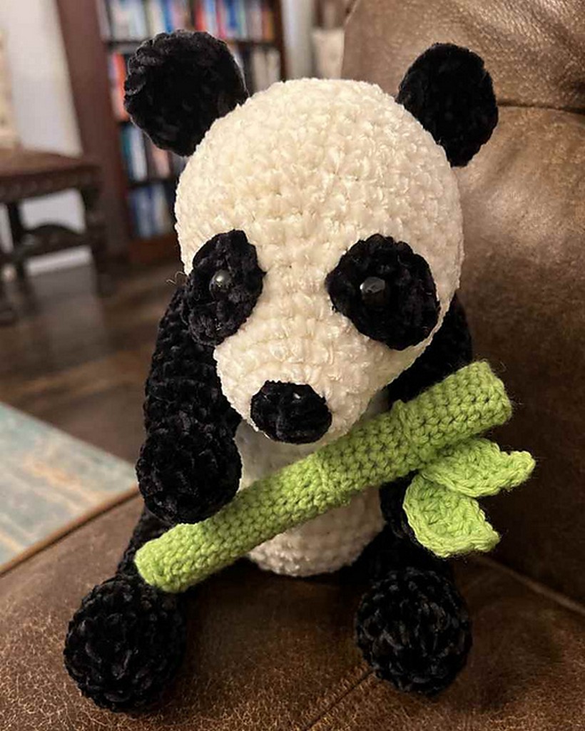 Chenille Crochet Panda Pattern