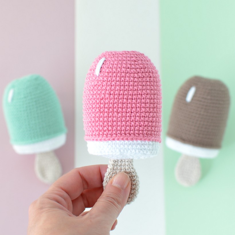 Crochet Amigurumi Ice Cream Pattern 