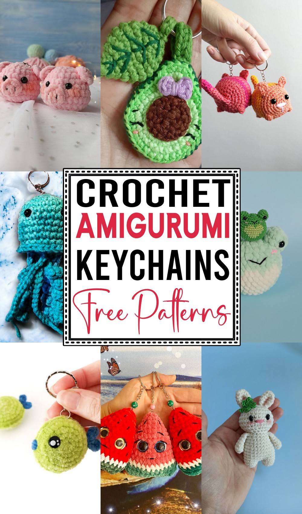 Crochet Amigurumi Keychains Patterns