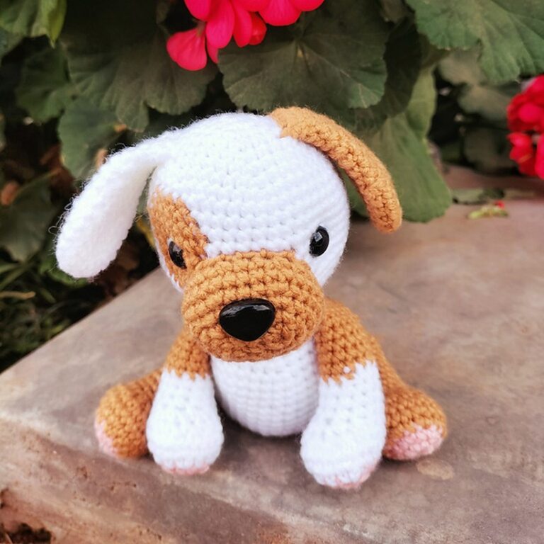 14 Free Crochet Puppy Patterns To Make Amigurumi - Clairea Belle Makes