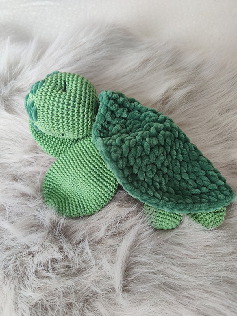 Crochet Baby Turtle Lovey Pattern 