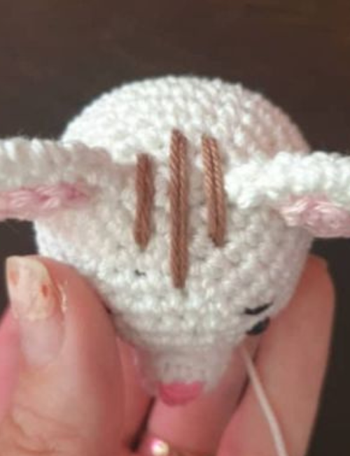 Crochet Cat Keychain Pattern