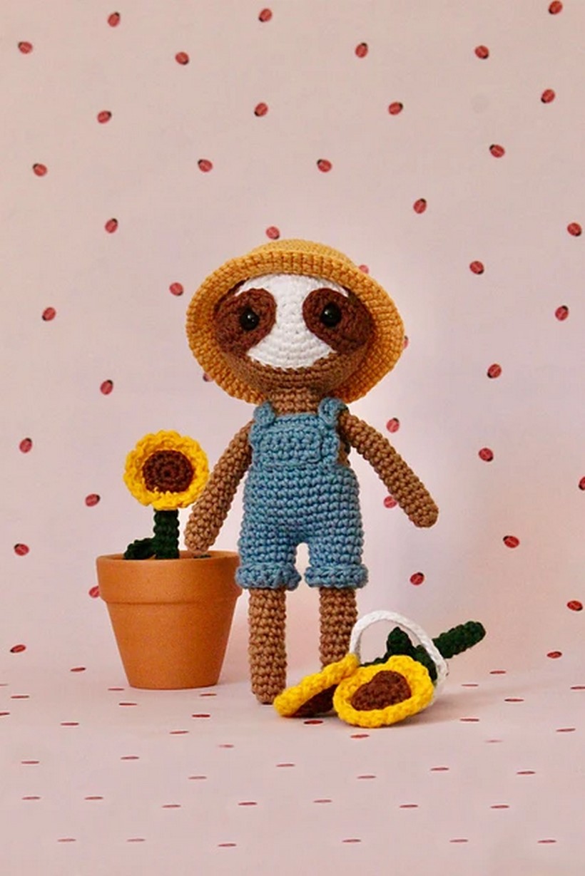 Crochet Charlotte The Sloth Pattern