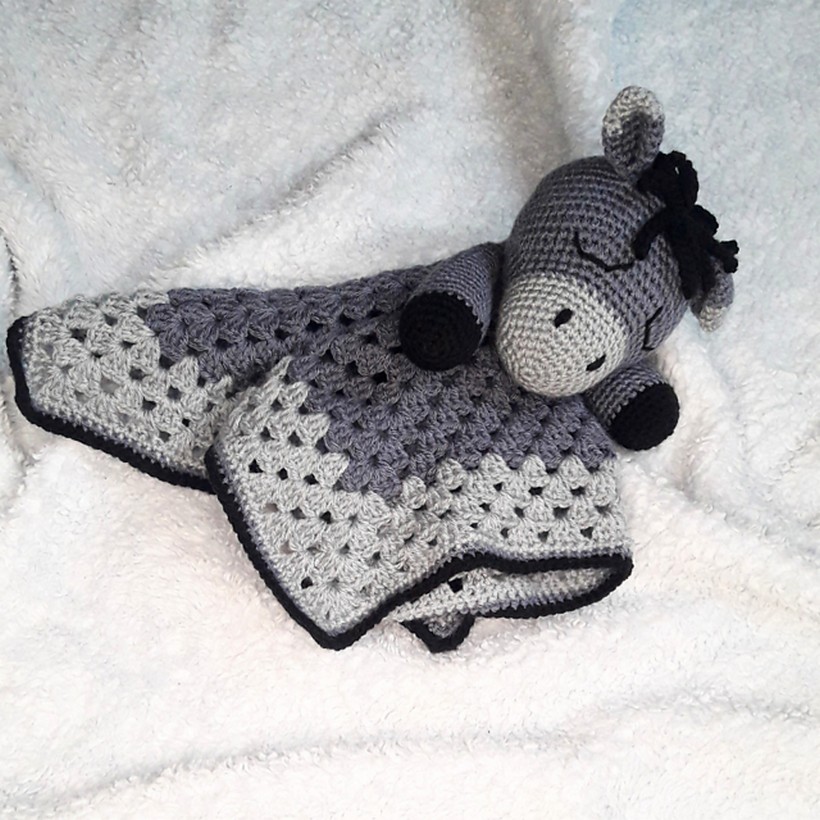 Crochet Donkey Lovey Pattern