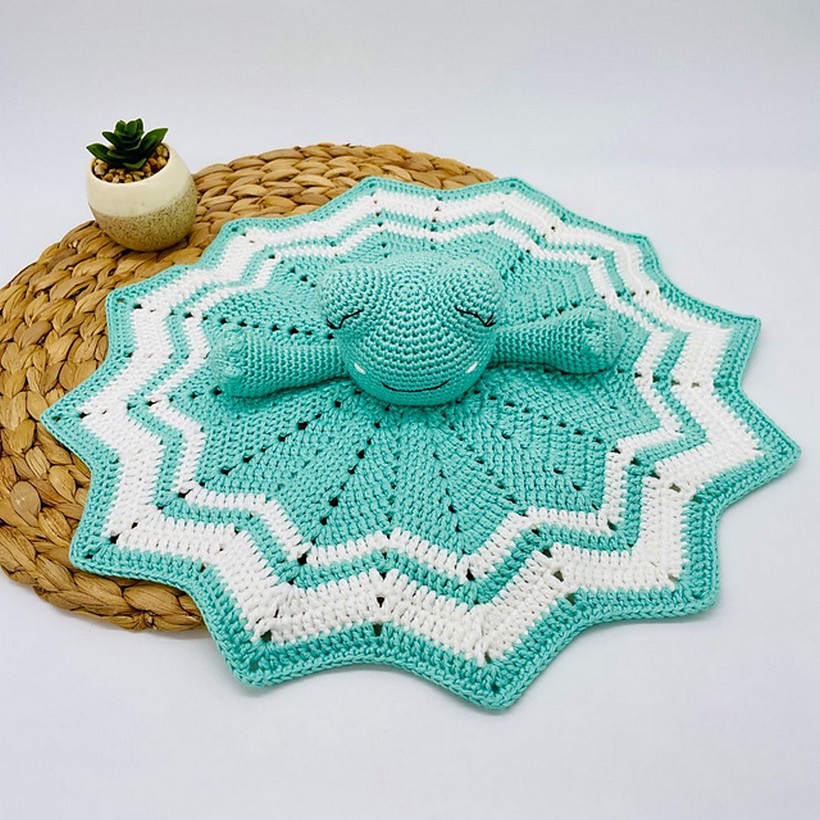 Crochet Finn The Frog Lovey Pattern 