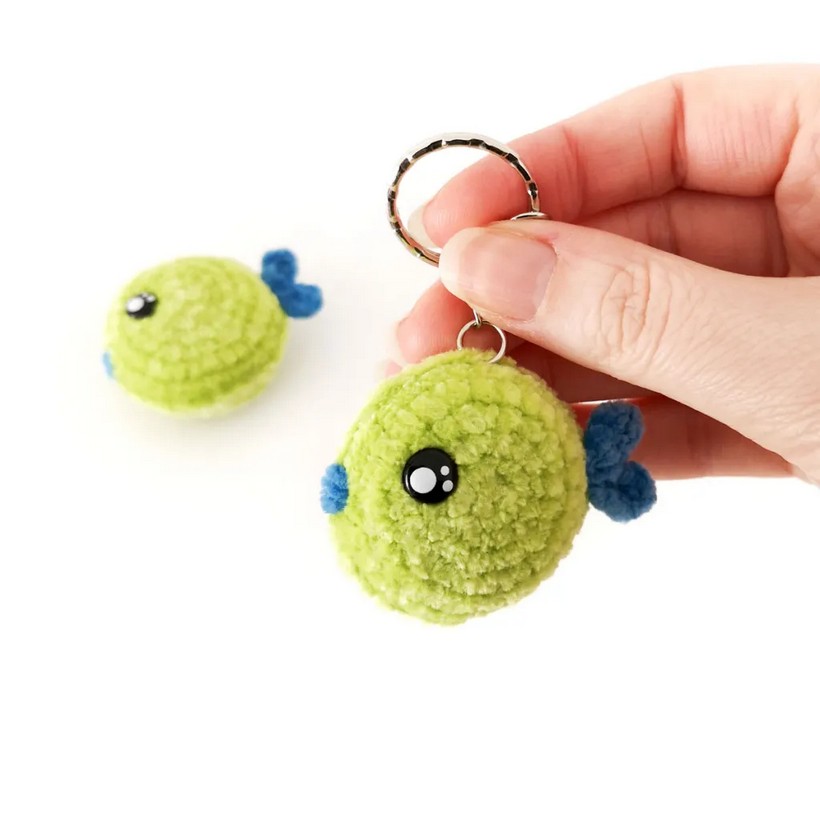 Crochet Fish Keychain Pattern