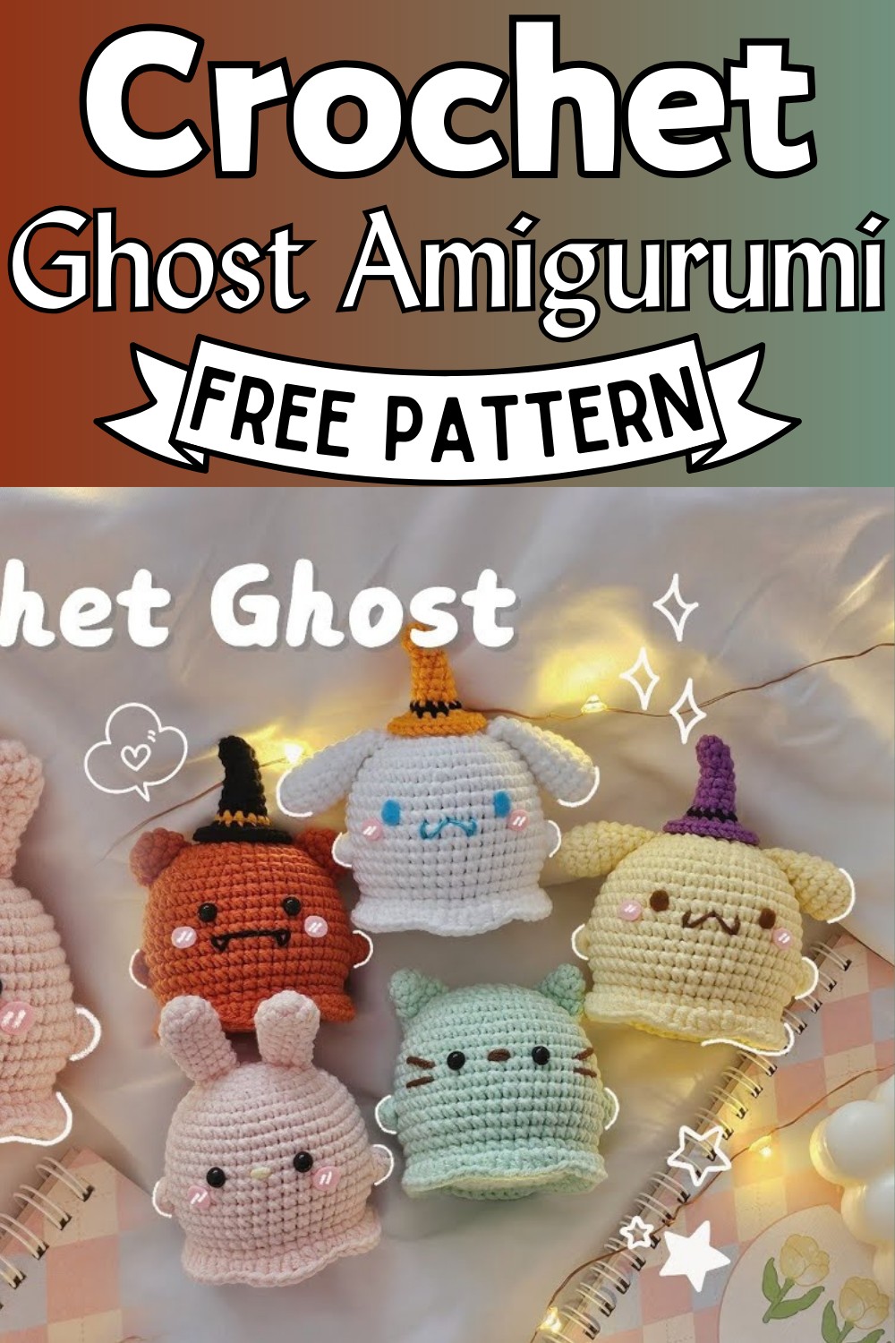 Crochet Ghost Amigurumi