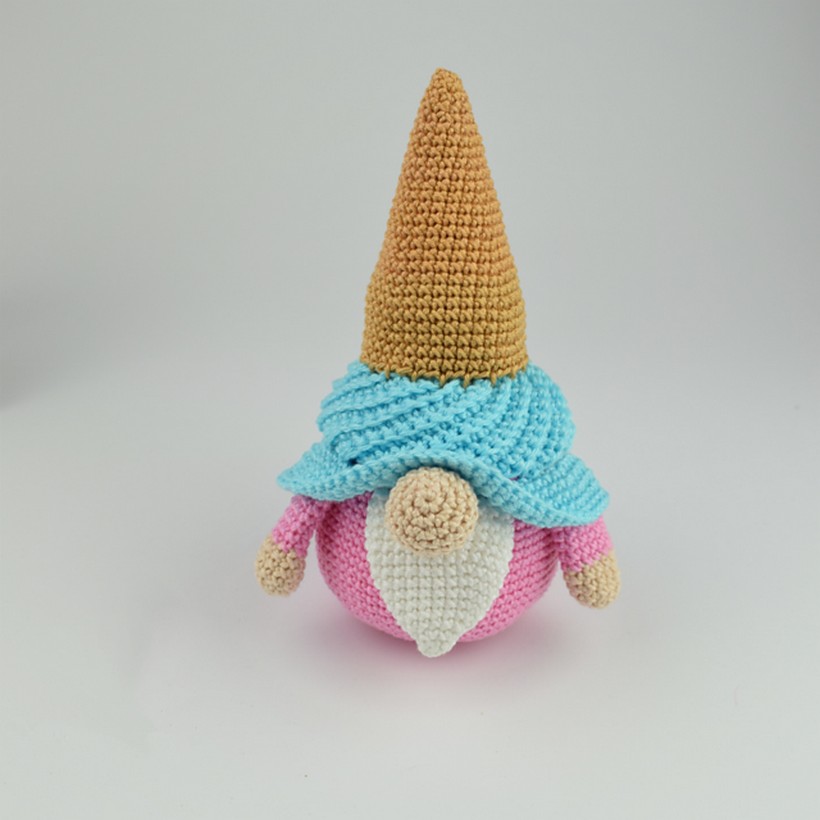 Crochet Ice Cream Gnome Pattern 