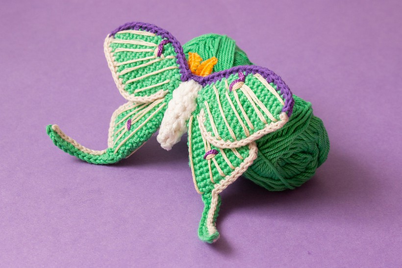 Crochet Luna Moth Pattern