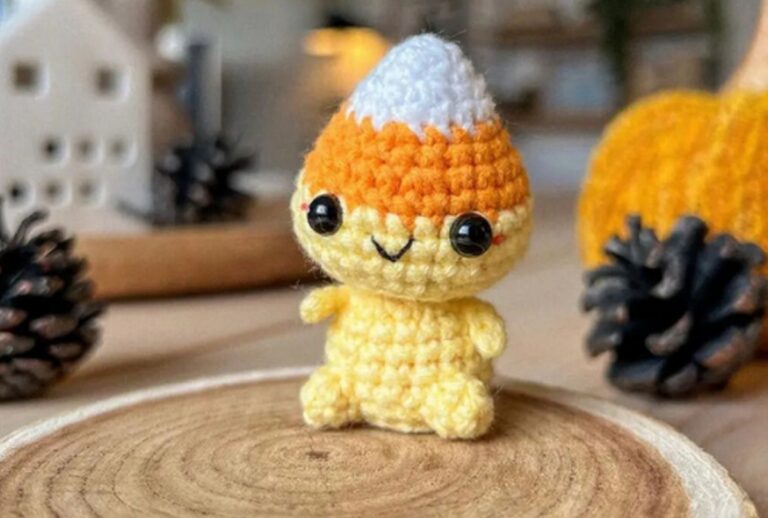 Crochet Mini Candy Corn Pattern