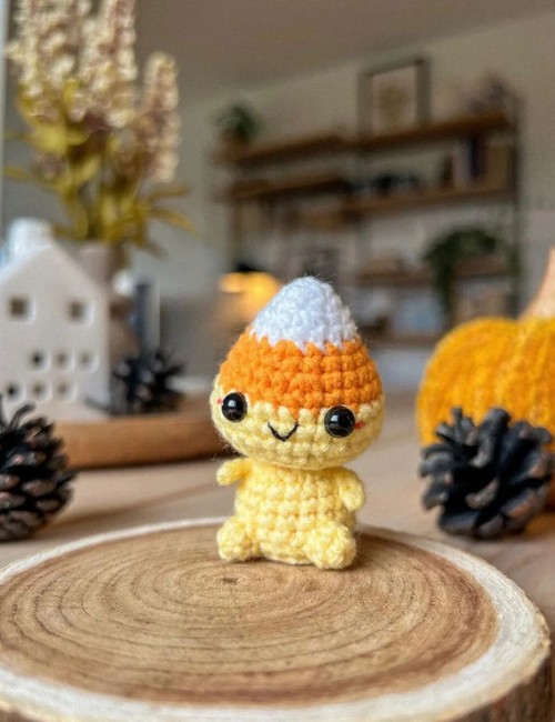 Crochet Mini Candy Corn Pattern