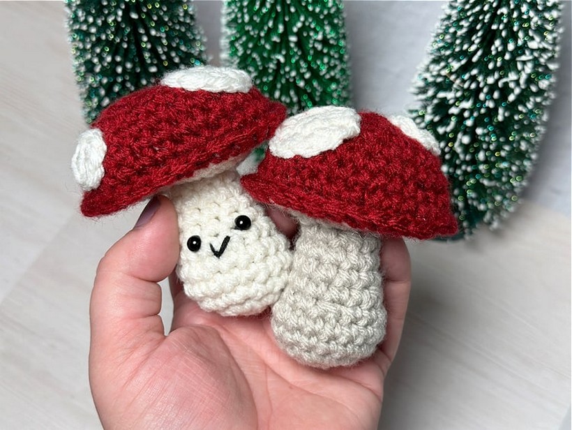 Crochet Mini Mushroom Pattern