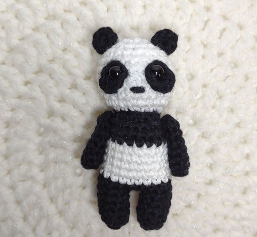 Crochet Mini Panda Bear Pattern