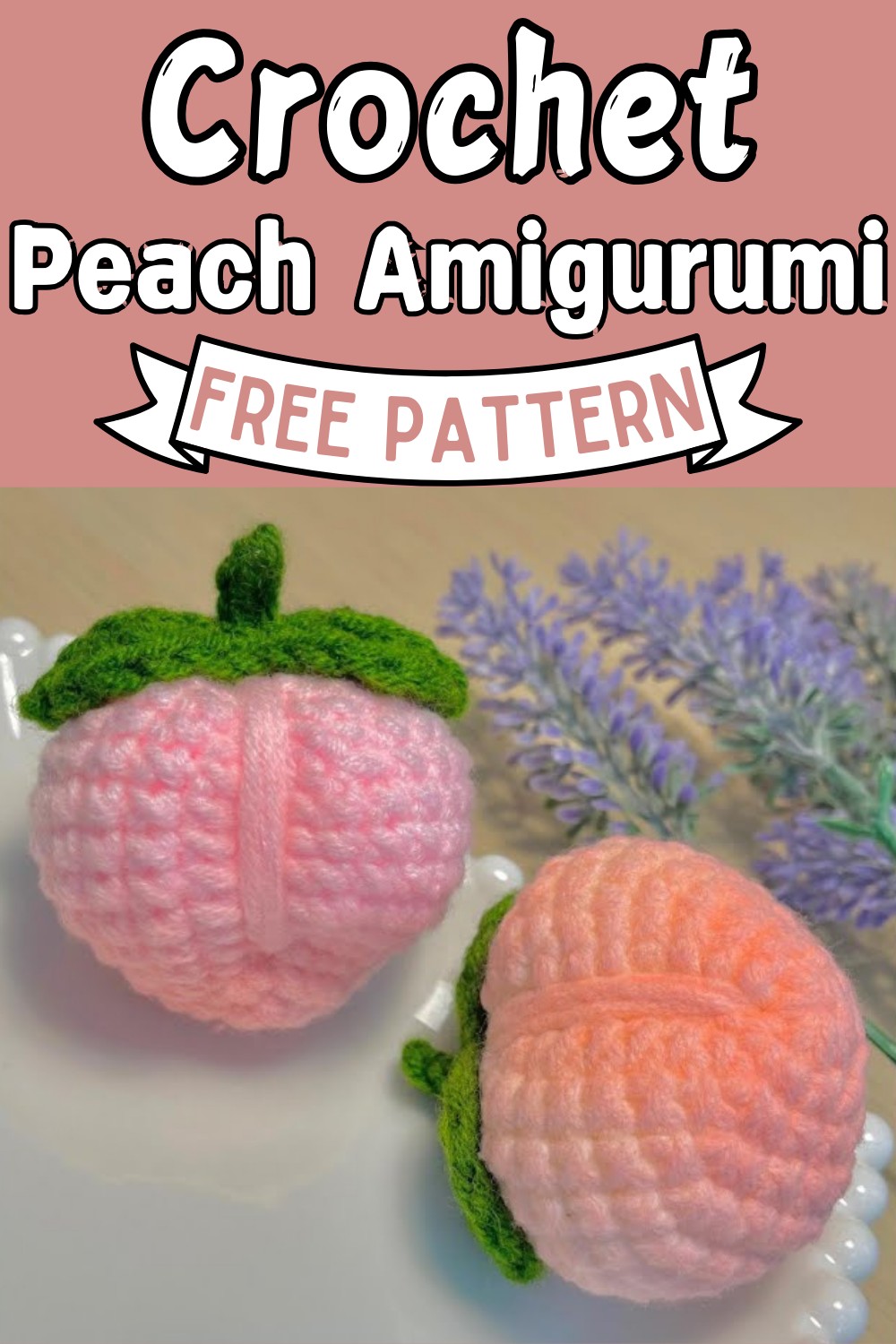 Crochet Peach Amigurumi