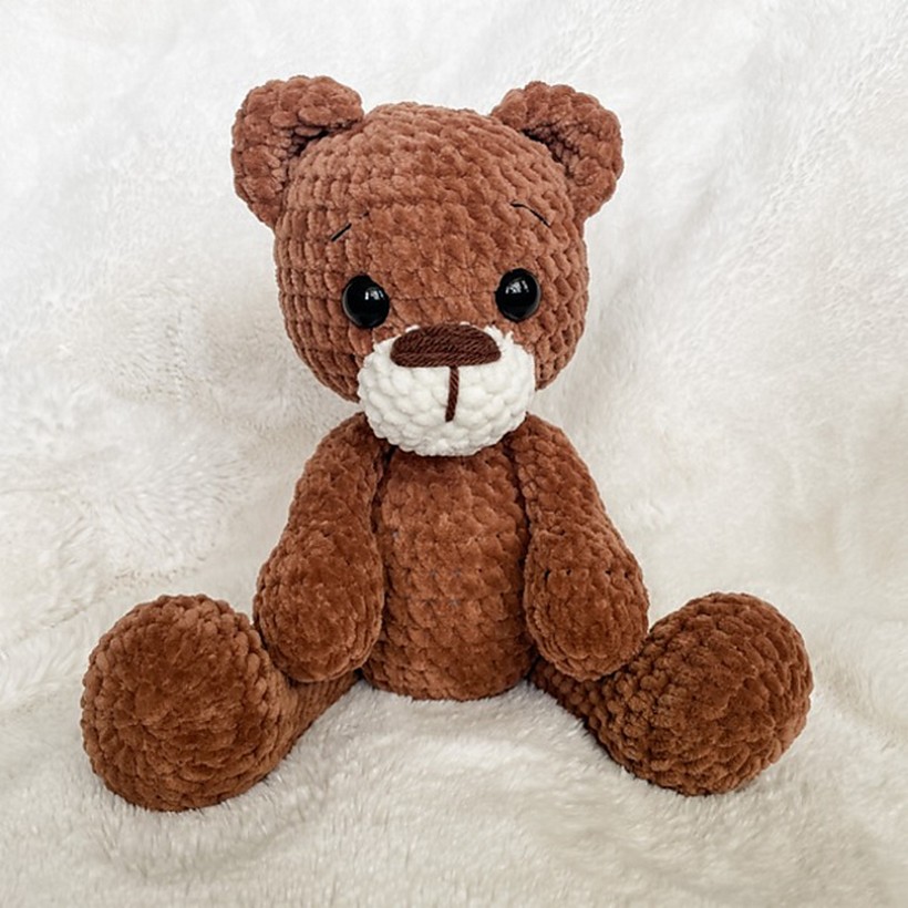 Crochet Plush Teddy Bear Pattern