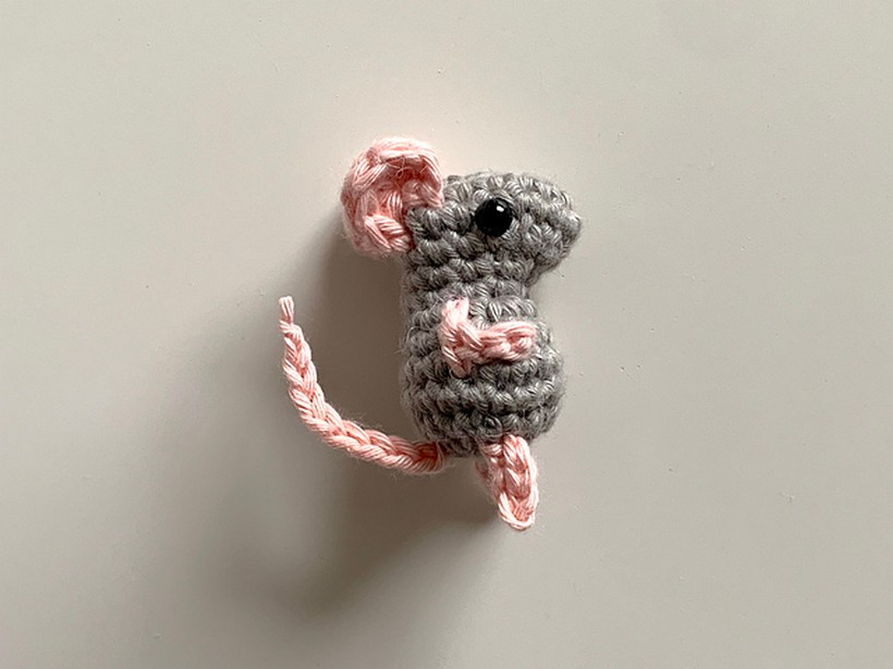 Crochet Pocket Mouse Doll Pattern