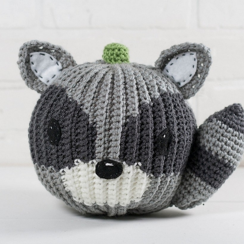 Crochet Raccoon Pumpkin Pattern