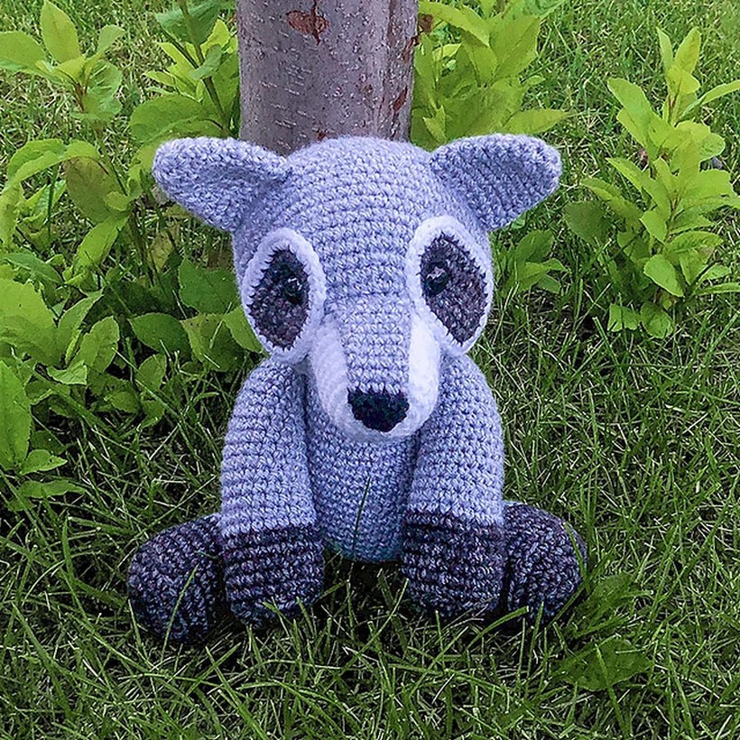 Crochet Rita The Raccoon Pattern