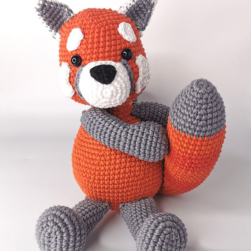 Crochet Ruben The Red Panda Pattern