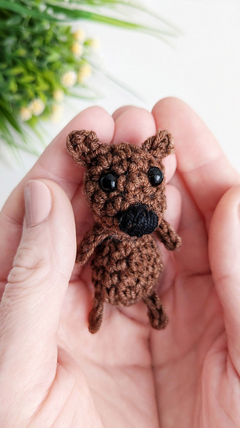 Crochet Tiny Bear Pattern