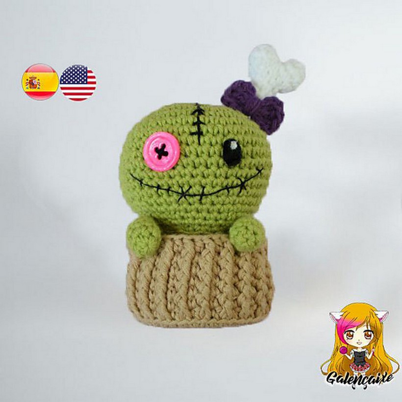Cupcake Cactus Zombie