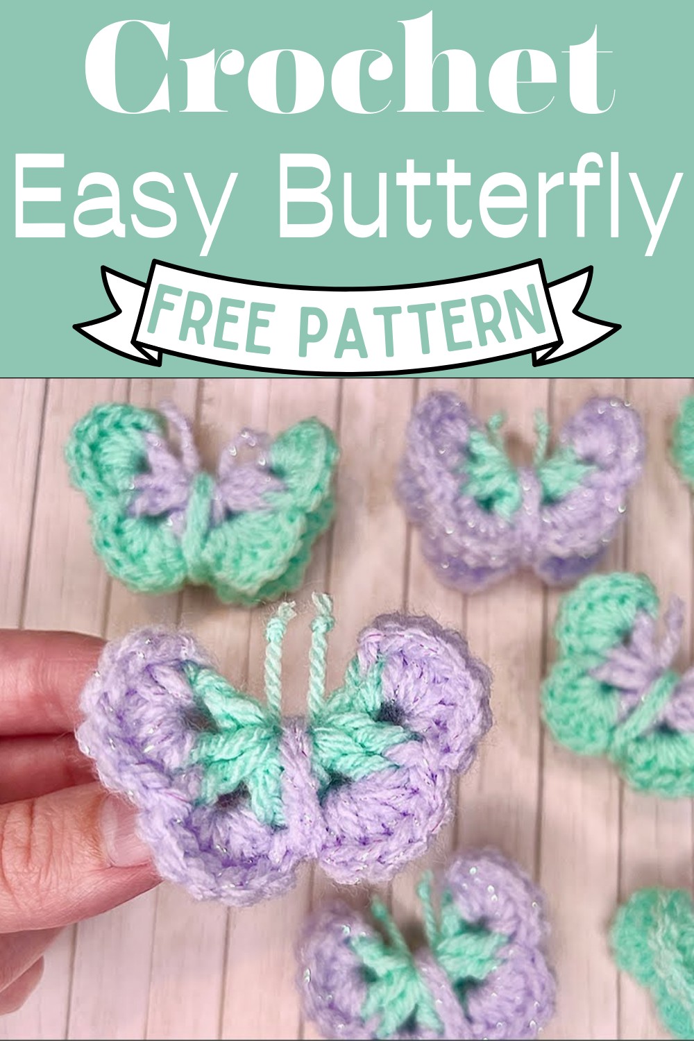 Easy Crochet Butterfly (1)
