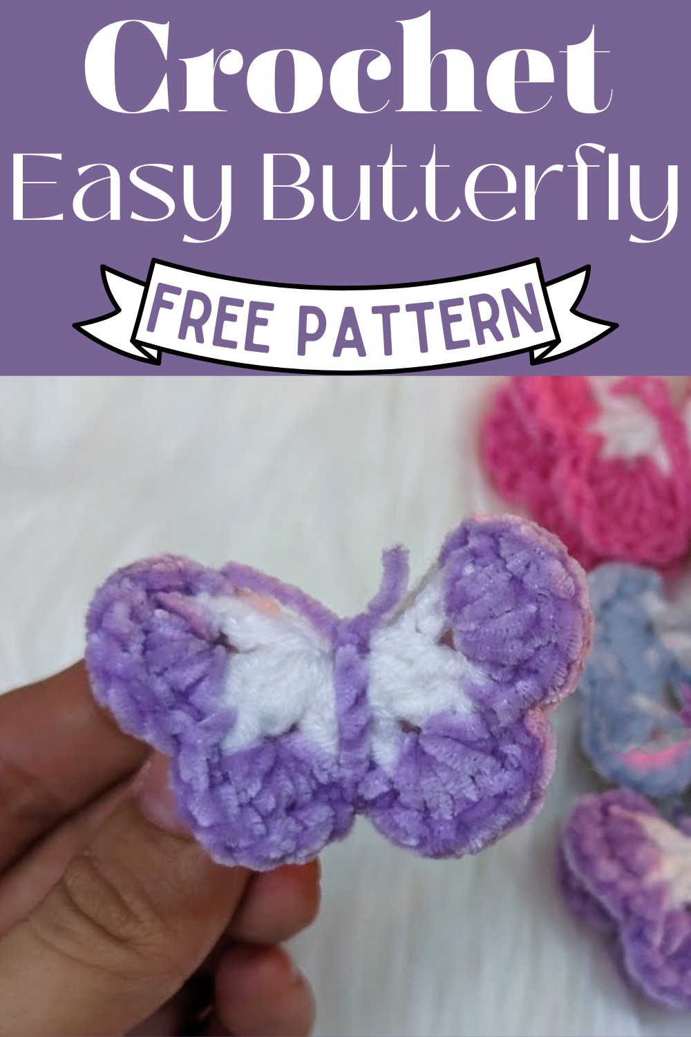 Easy Crochet Butterfly