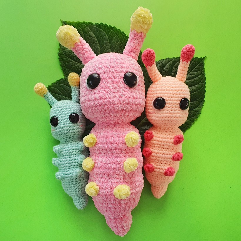 Easy Crochet Caterpillar