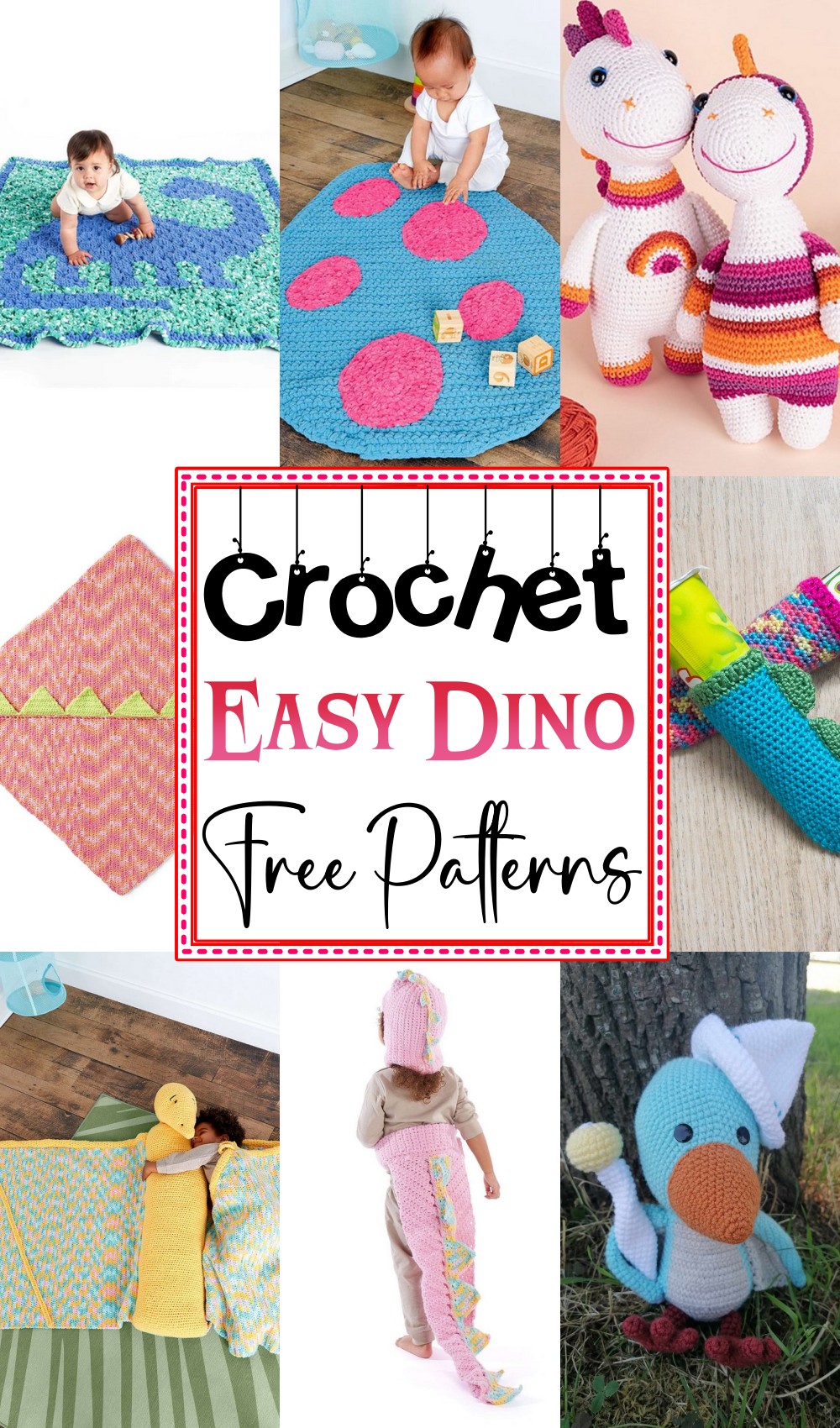 Easy Dino Free Crochet Patterns 2