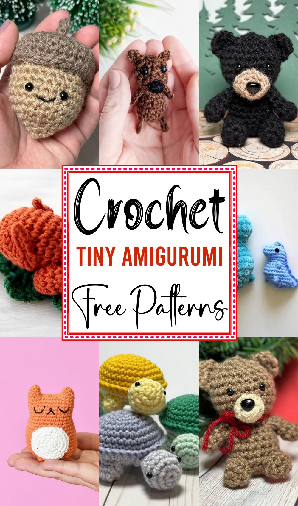 Free Crochet Tiny Amigurumi Patterns 1