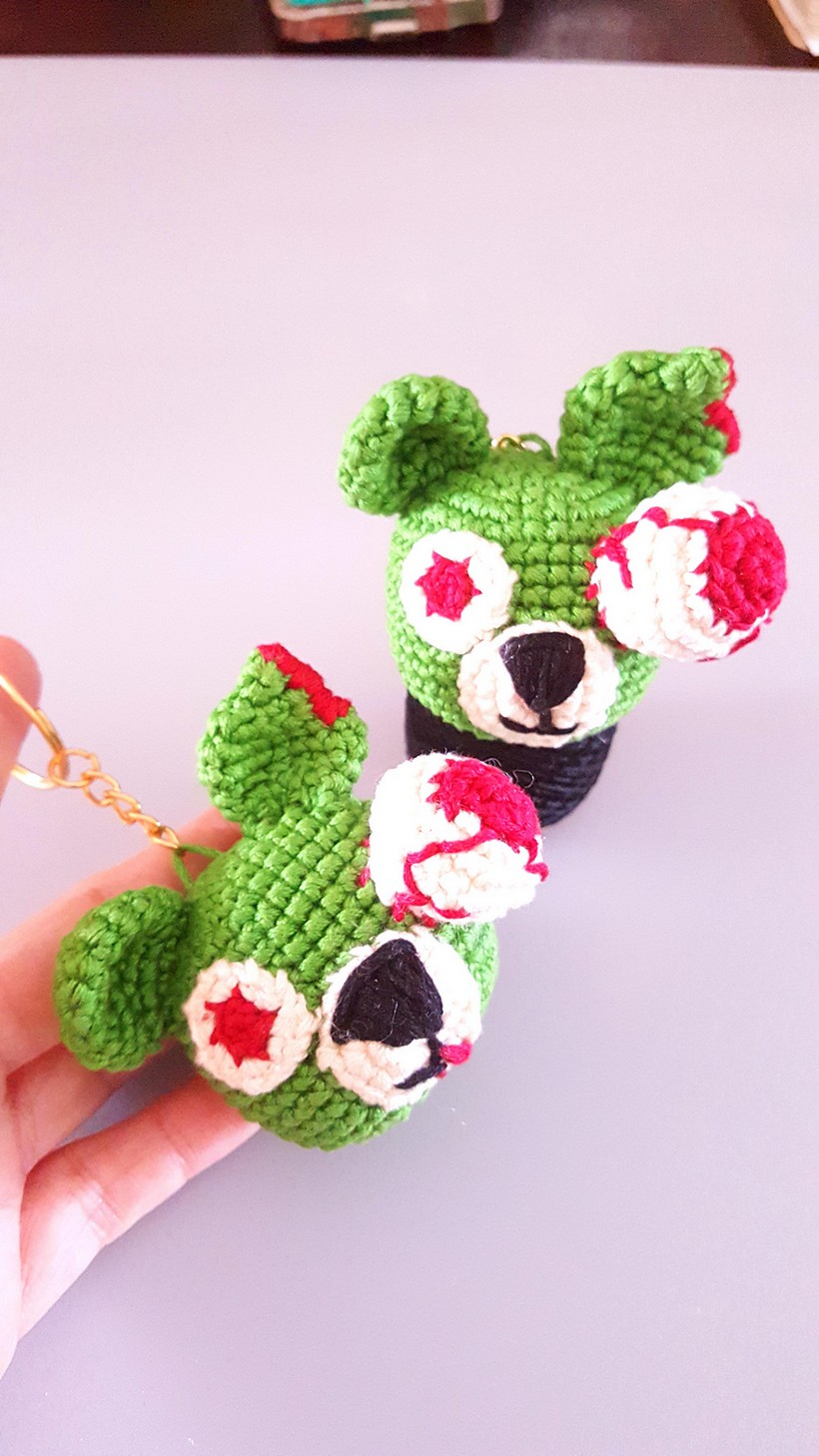 Oso Zombie Amigurumi