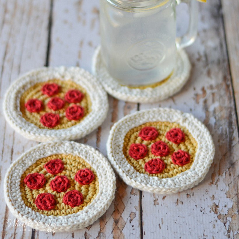 Pizza Coasters