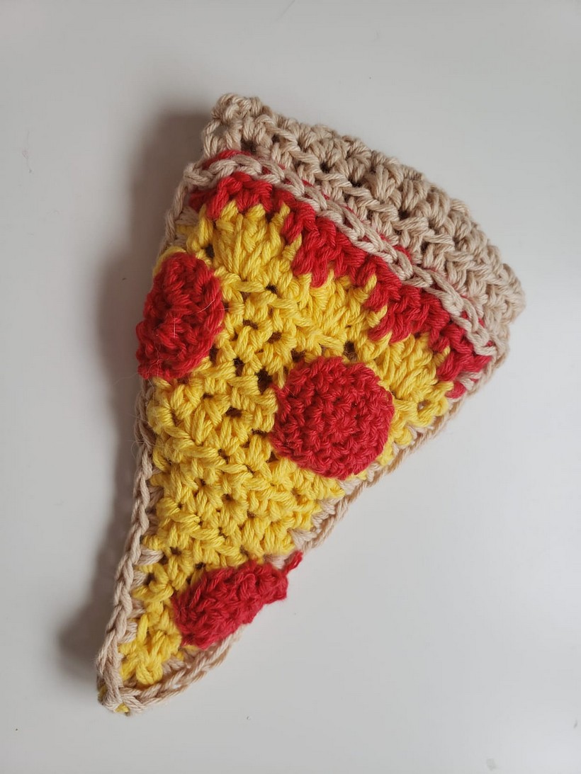 Pizza Toy Teether Amigurumi