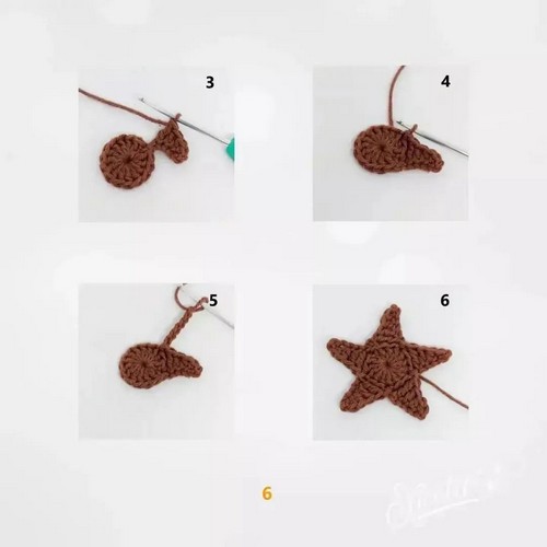 Star Pattern For the crochet bell bag from animal crossing 