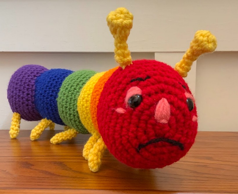 Worried Rainbow Caterpillar