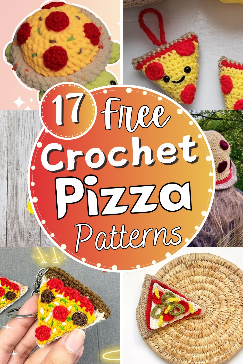 17 Free Crochet Pizza Patterns