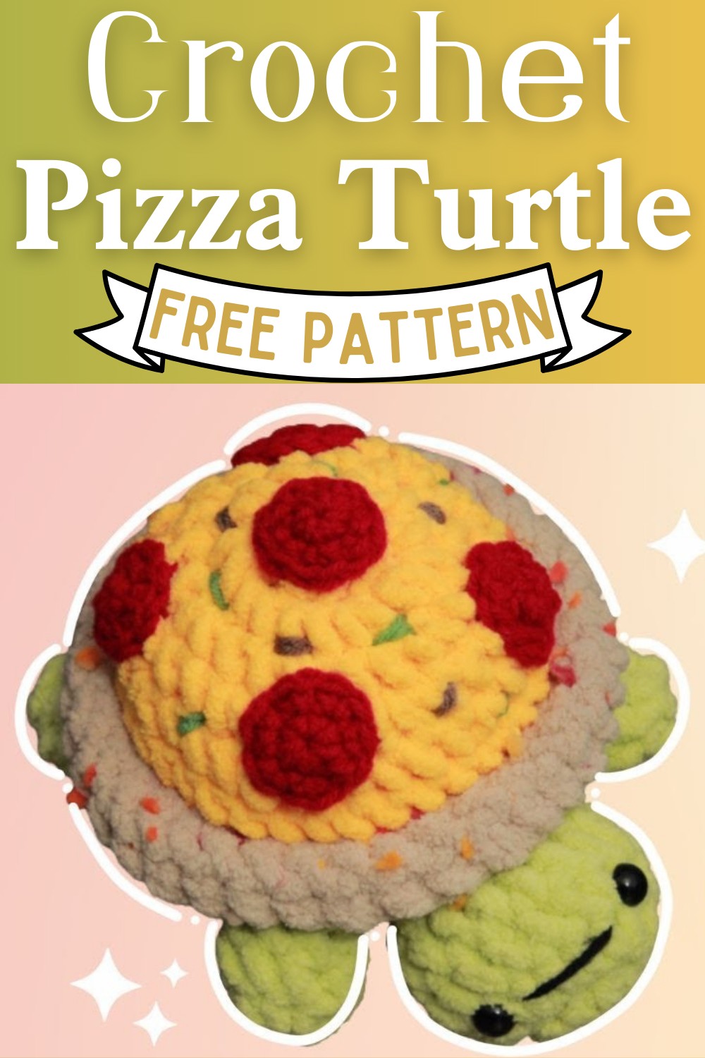 Crochet A Pizza Turtle